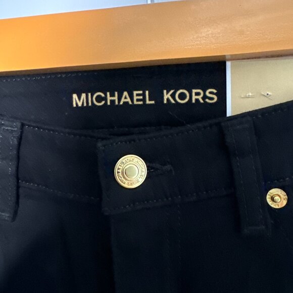 NWT Michael Kors Black Men's Pant Izzy Skinny Cotton 8 - Picture 3 of 6